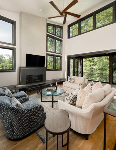 The living room at Modern Living At Versailles