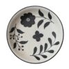 Creative Co-Op Hand-Painted Stoneware Bowl