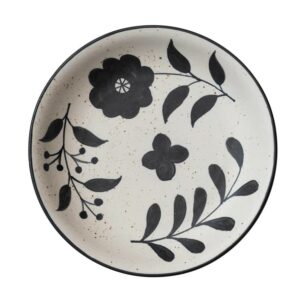 Creative Co-Op Hand-Painted Stoneware Bowl