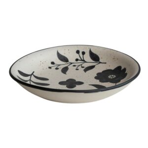 Creative Co-Op Hand-Painted Stoneware Bowl - Image 3