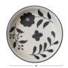 Creative Co-Op Hand-Painted Stoneware Bowl - Image 4