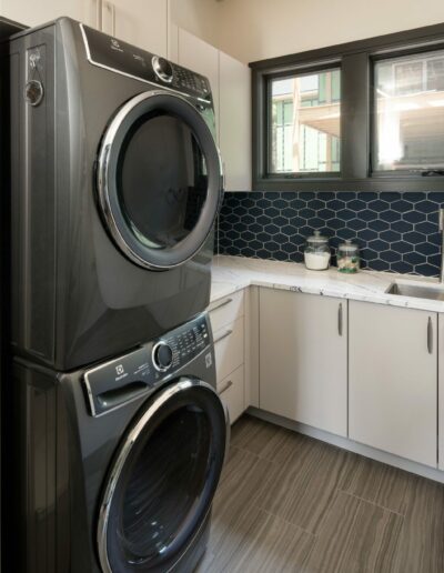 Laundry room with brand new appliances