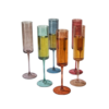 The Wine Savant Khen Muted Rainbow Champagne Flute